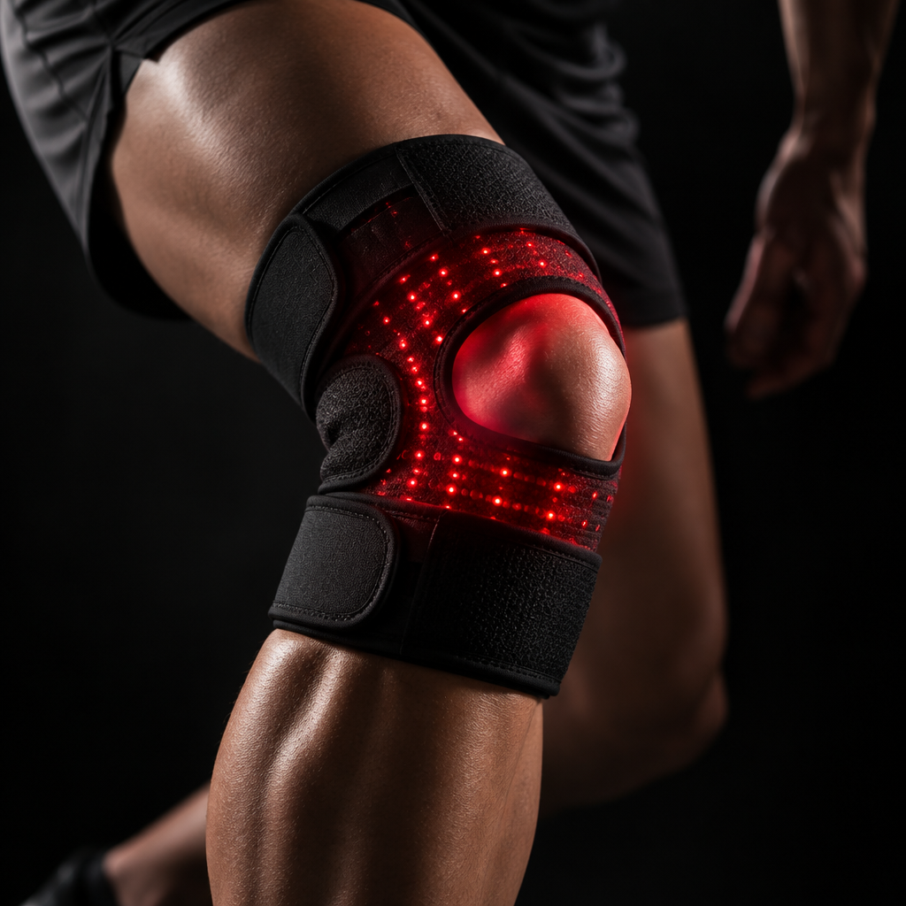 Knee LED Red Light Therapy Pad Infrared Blanket Light for Knee Pain Relief Body 